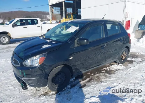 2018 Mitsubishi Mirage Es from USA, damaged, VIN ML32A3HJ5JH010565
